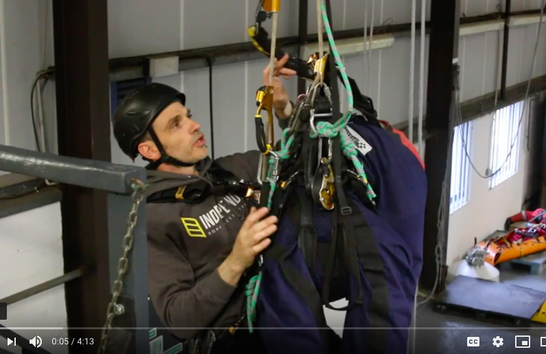 Rescue from ascender Independent Ropes